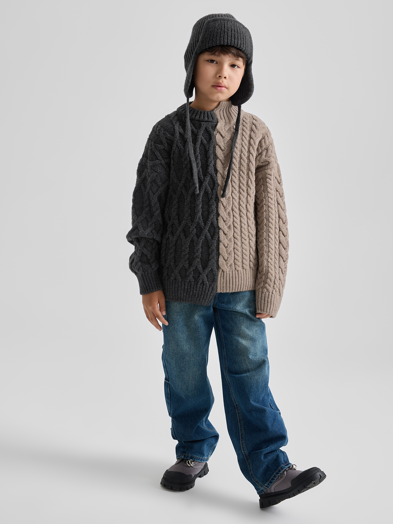 Свитер Happy Baby 88558-1_dark-grey - фото 3