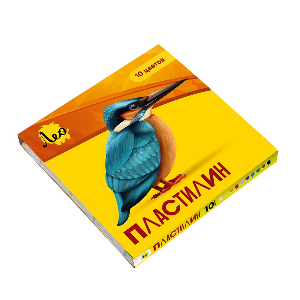 Пластилин Лео 10 цв. - фото 1