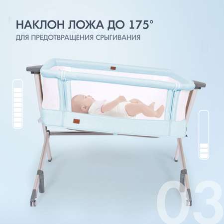 Колыбель Nuovita Accanto Dalia голубой