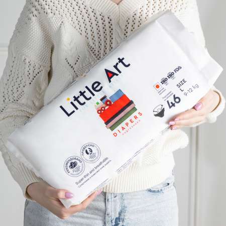 Подгузники Little Art L (9-12 кг) 46 шт.