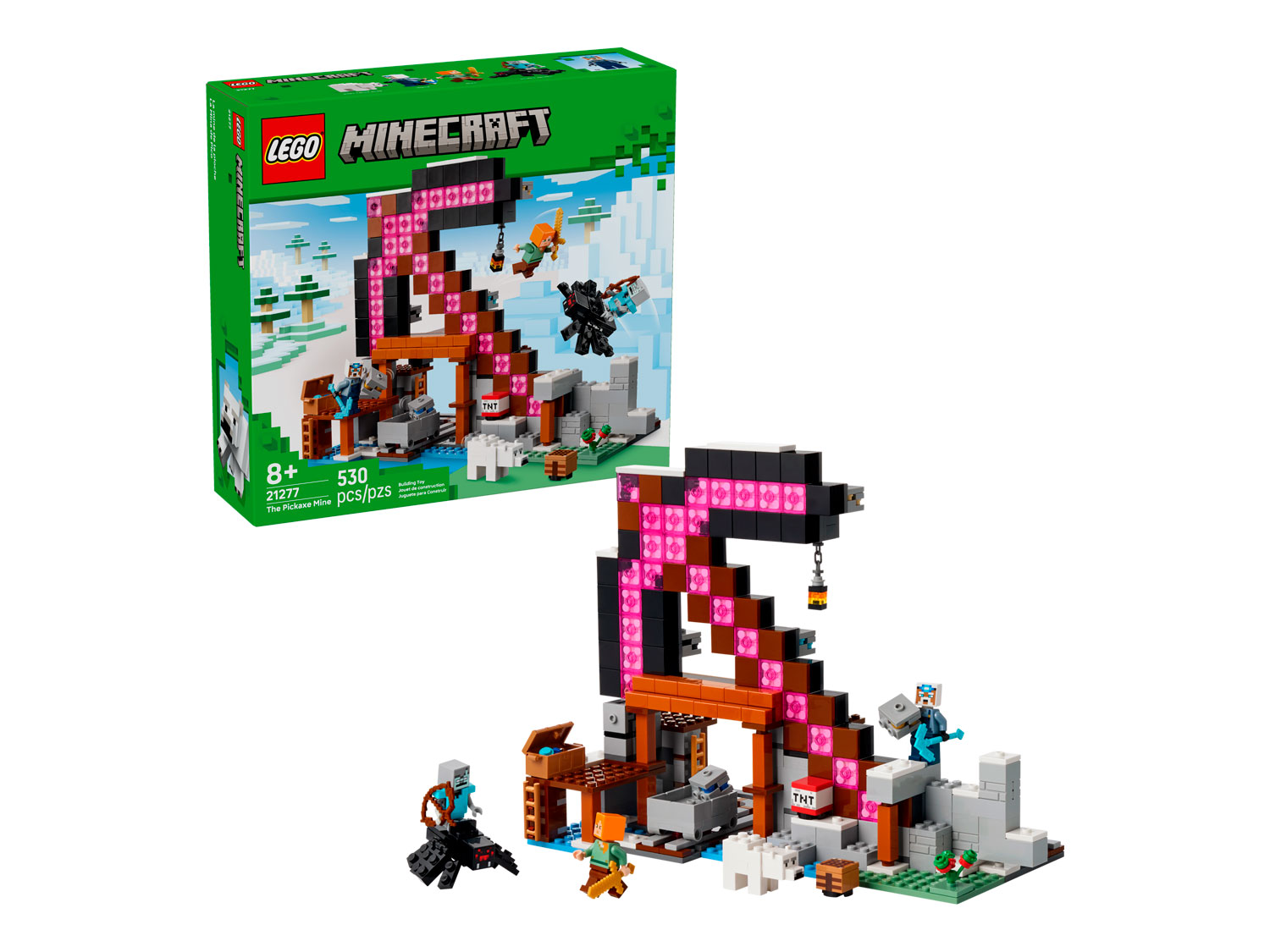 Конструктор LEGO Minecraft Шахта Кирка 530 дет. - фото 1