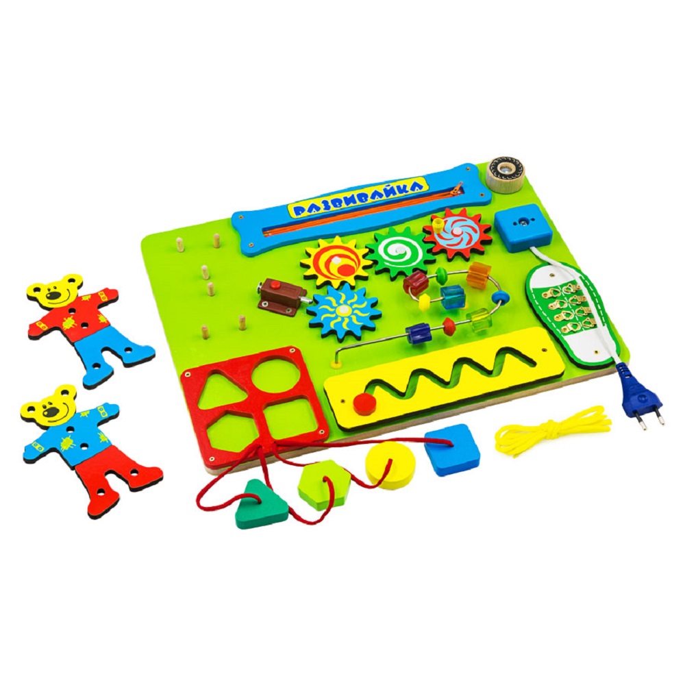 Игрушка Alatoys бизиборд РАЗВИВАЙКА игровой центр 10в1 - фото 13