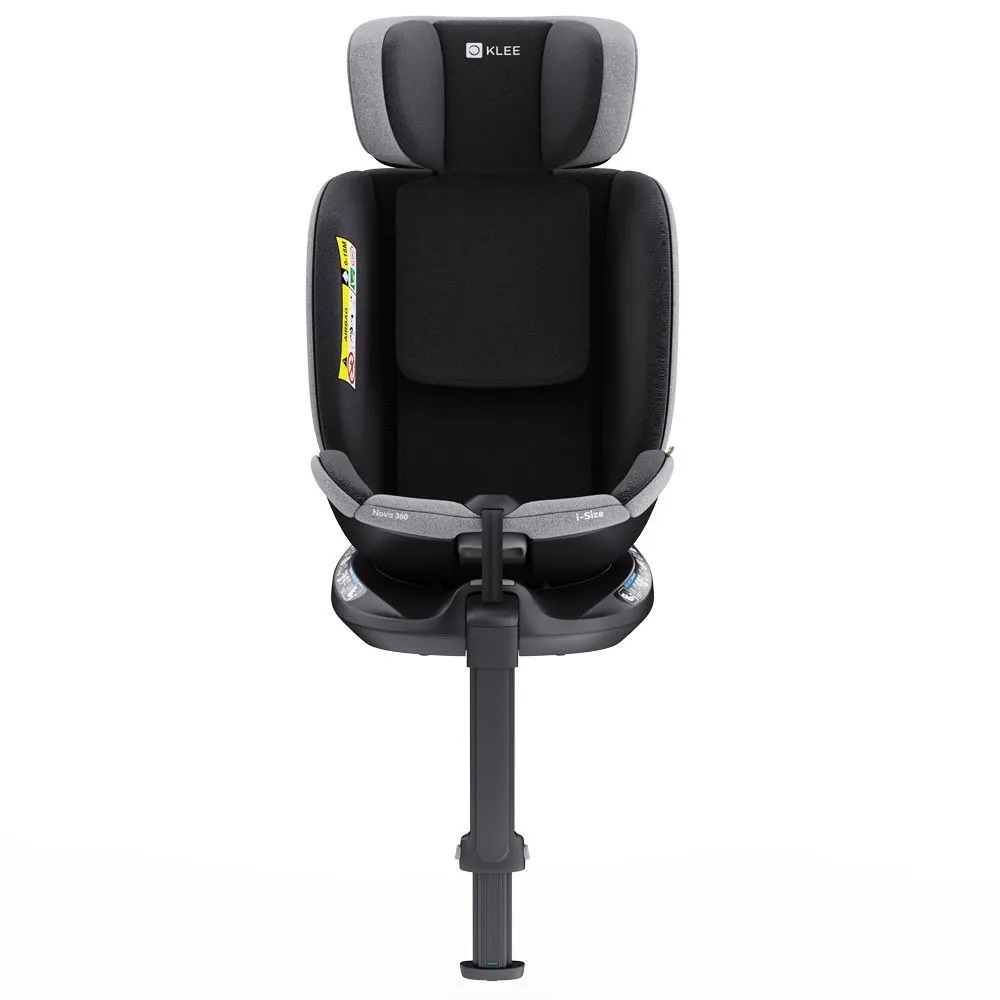 Автокресло KLEE Nova 360 i-Size Isofix 0+/1/2/3 (0-36 кг) серый - фото 7