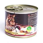 Корм для кошек Landor индейка с кроликом 0.2кг