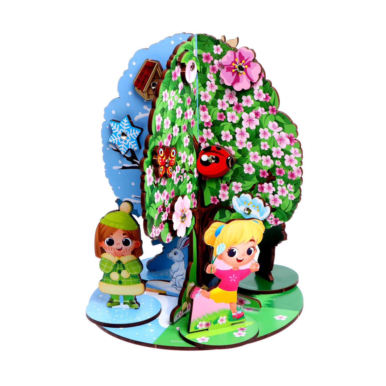 Настольная игра Лесная мастерская Магнитная яблоня - фото 6