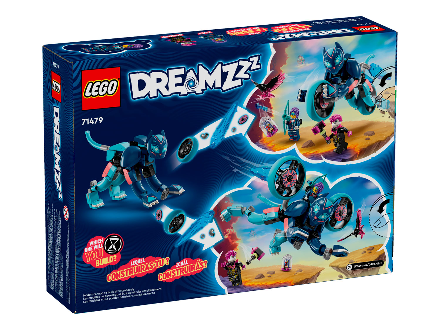 Конструктор LEGO DREAMZzz Кошачий мотоцикл Зои 226 дет. - фото 9