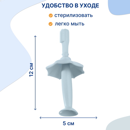 Прорезыватель Uviton голуюой в ассортименте