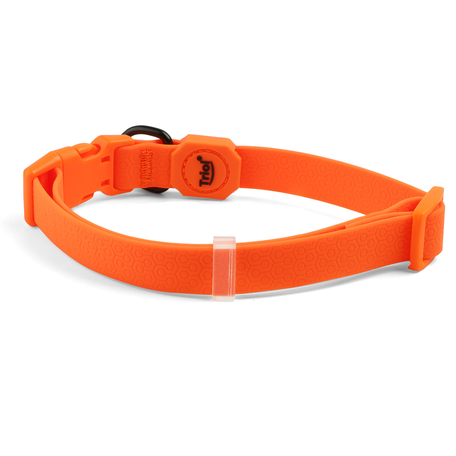 Ошейник для животных Triol Матрица из биотана M 34-49*2см Оранжевый - фото 4
