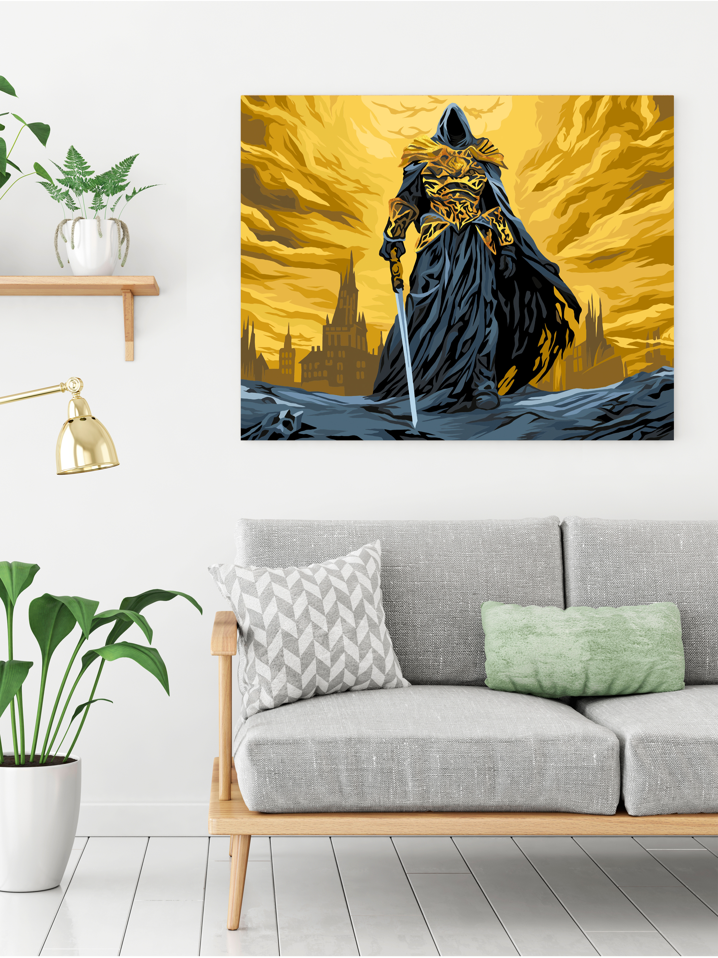 Картина по номерам Это просто шедевр Тёмный рыцарь в ассортименте - фото 3