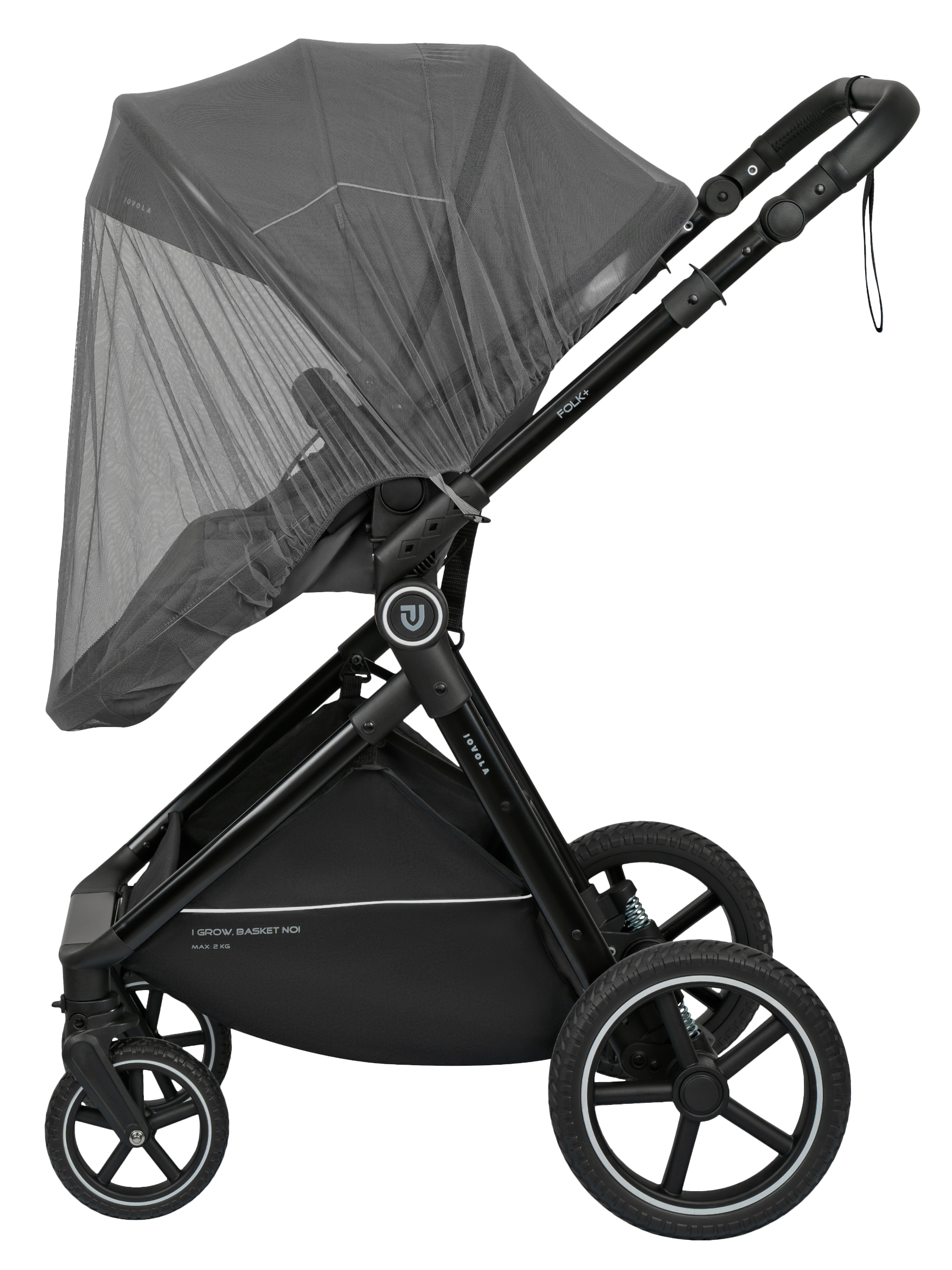 Коляска трансформер JOVOLA Folk+ серый серый - фото 18