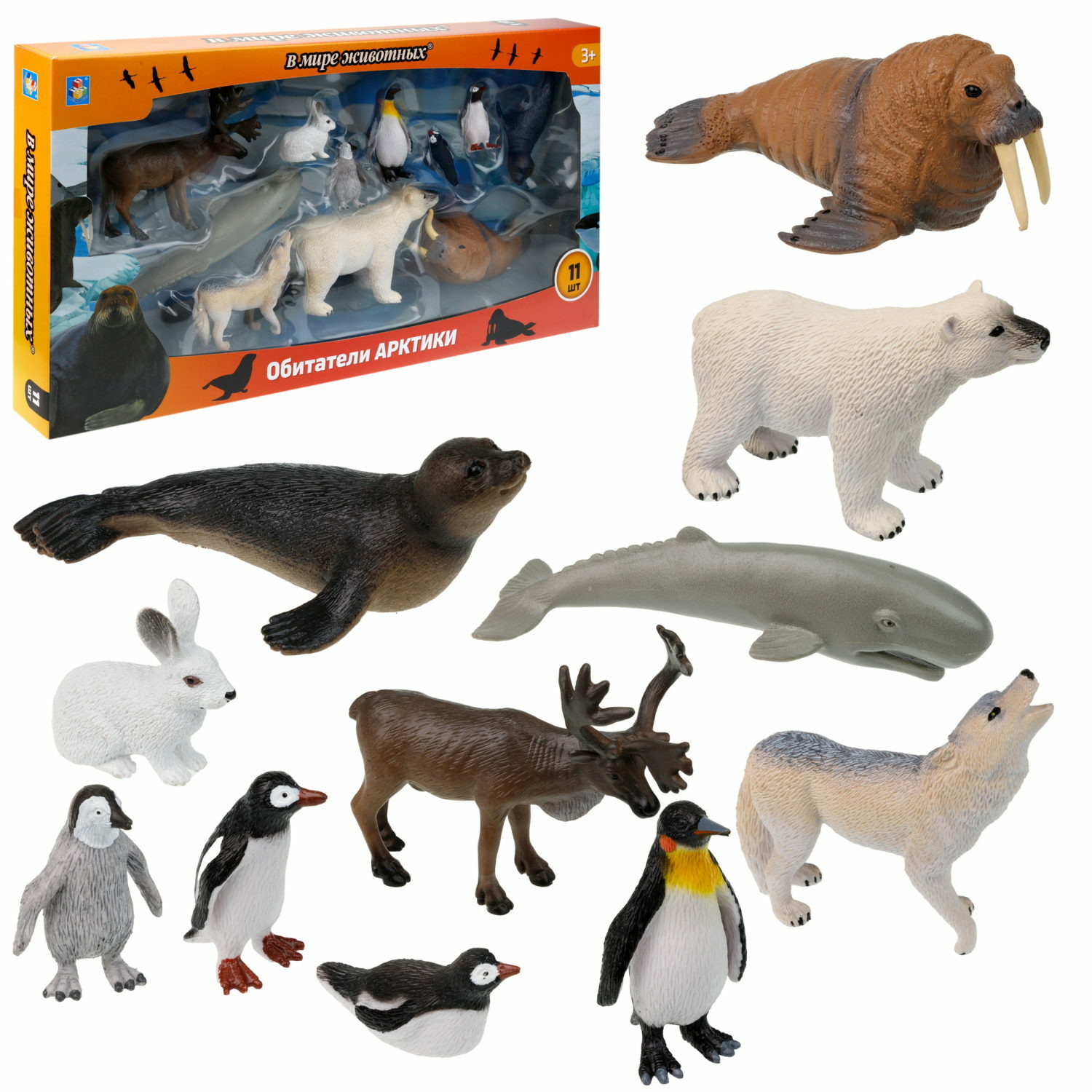 Игровой набор 1TOY Полярные животные - фото 2