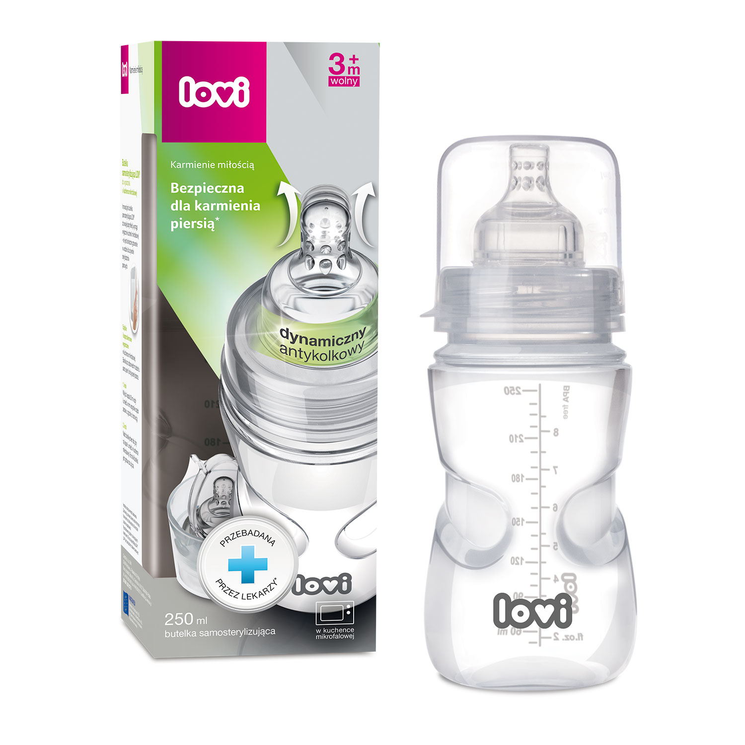 Бутылочка LOVI 250 мл - фото 1