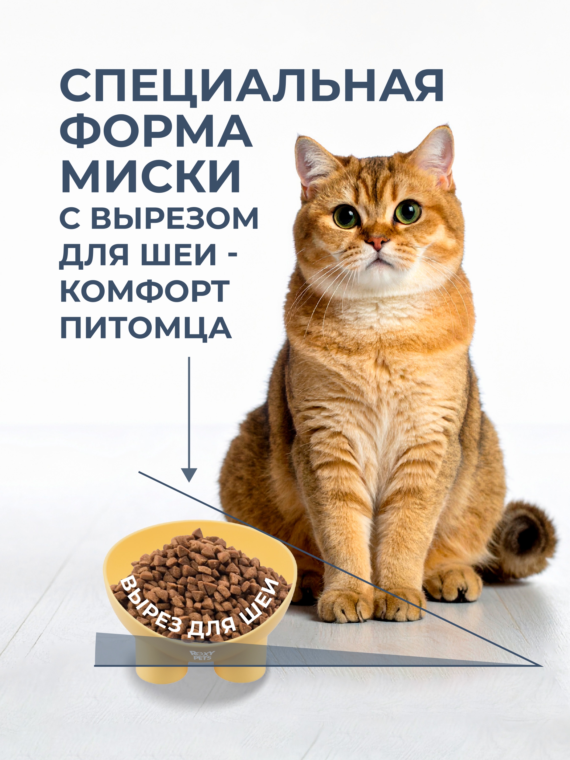 Миска для кошек и собак ROXY PETS 300мл - фото 3
