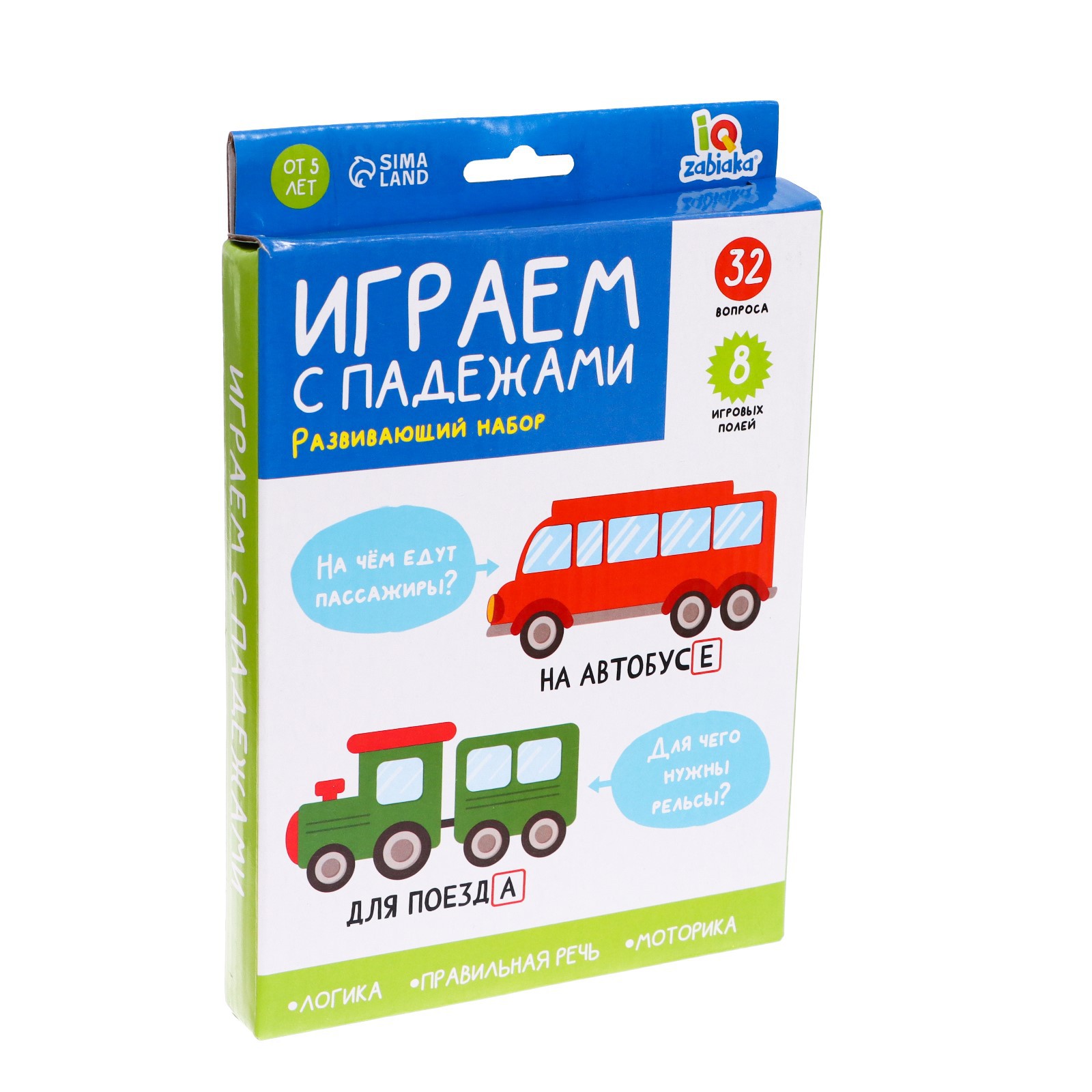 Настольная игра IQ-ZABIAKA Играем с падежами - фото 7