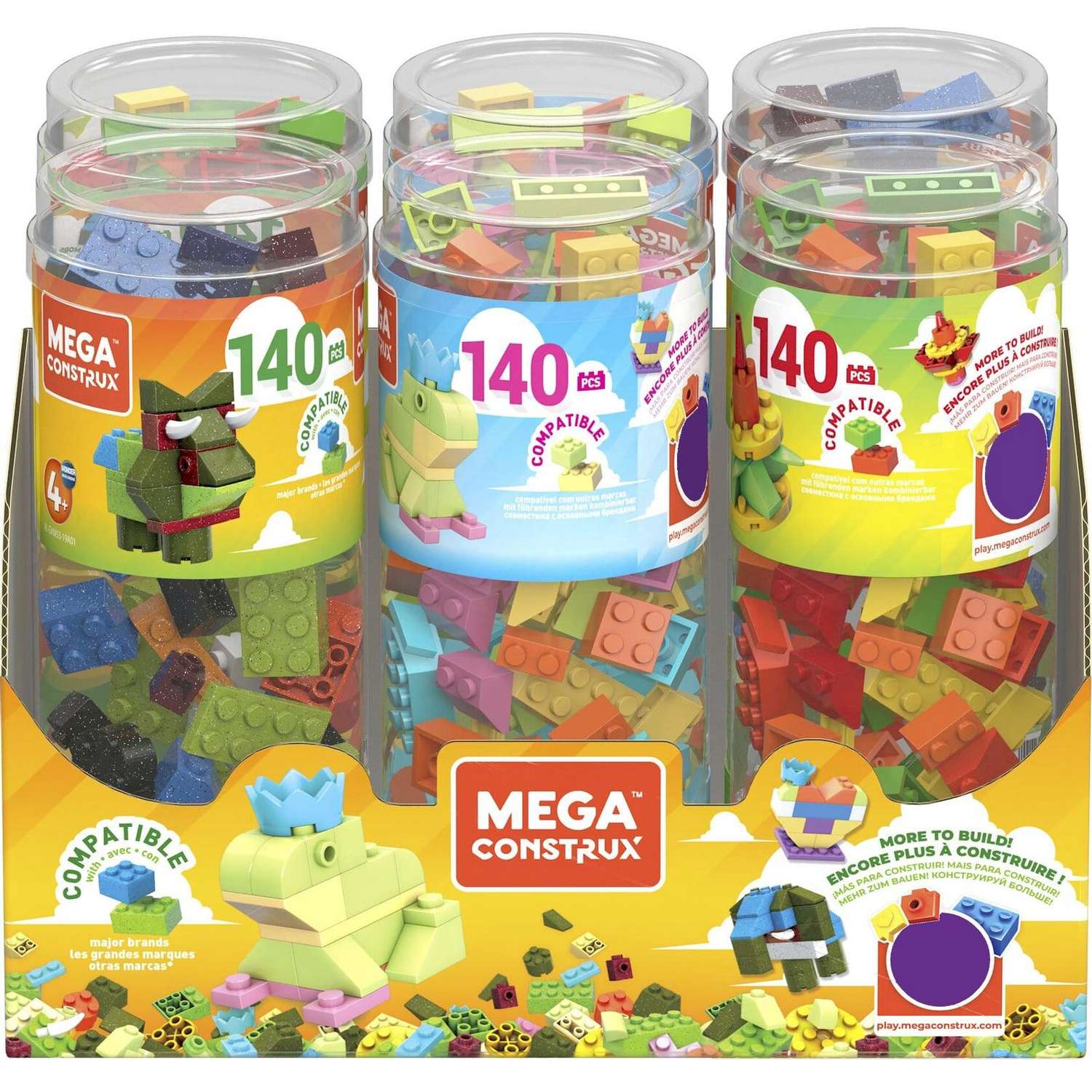 Конструктор Mega Construx Туба 140 дет. в ассортименте - фото 19