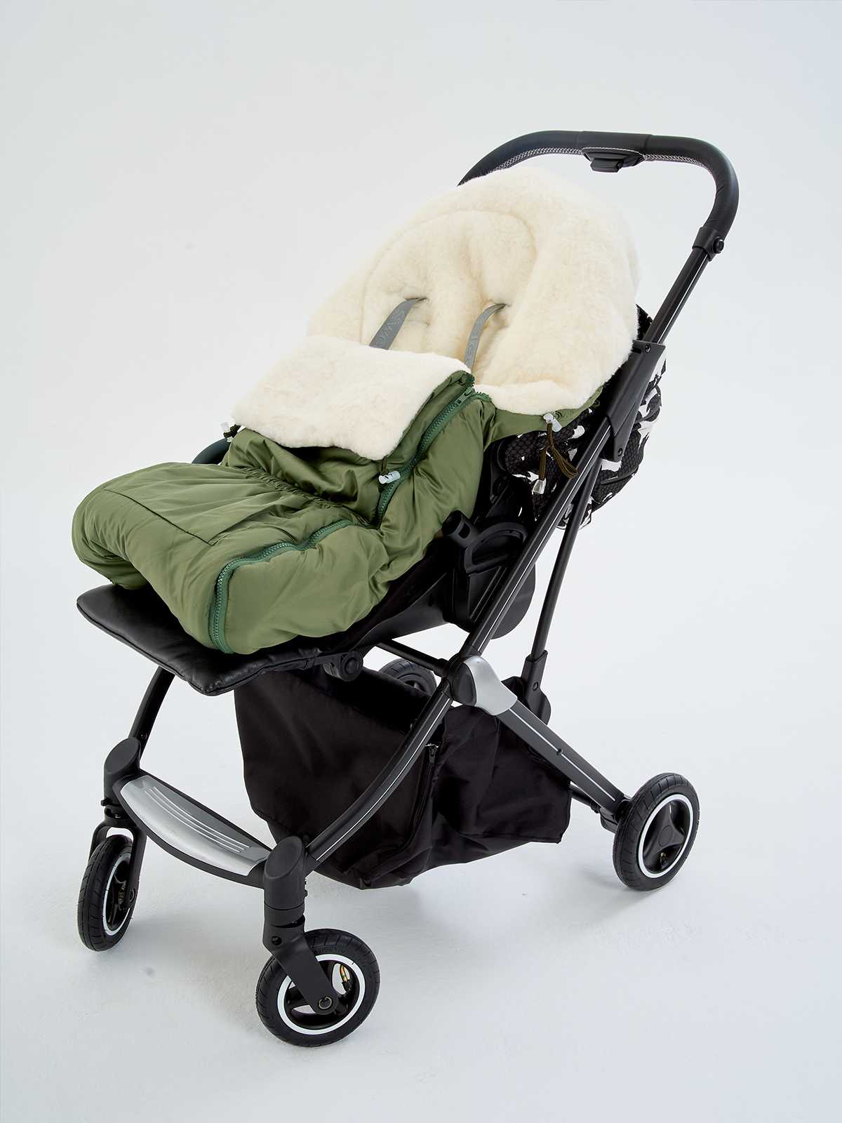 Конверт в коляску Осьминожка Трансформер зеленый - фото 11