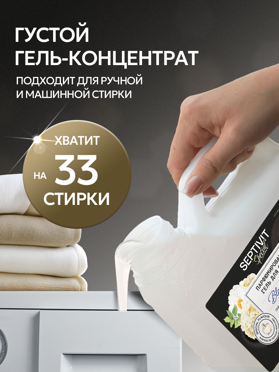 Кондиционер для белья SEPTIVIT Black Pepper 1л - фото 6