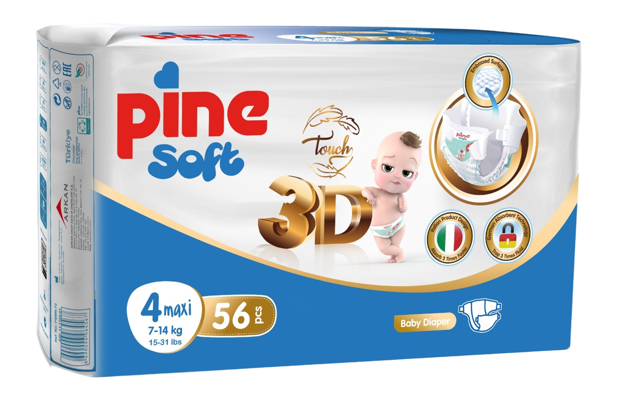Подгузники Pine 56 шт. - фото 1