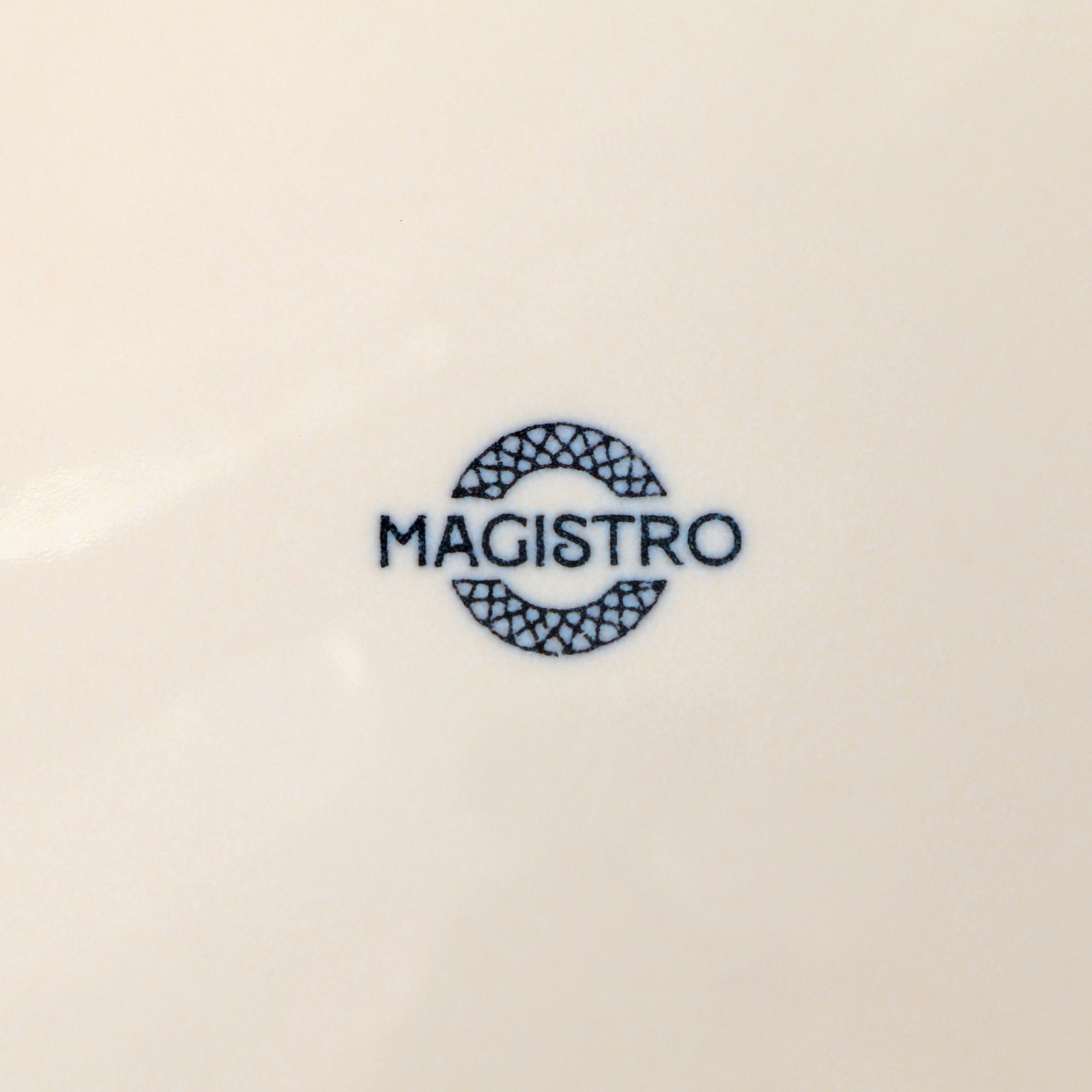 Тарелка MAGISTRO фарфоровая десертная Ocean d=17 см цвет синий - фото 12