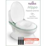 Горшок KidWick Hippo музыкальный зеленый