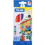 Карандаши цветные MILAN 12 шт.