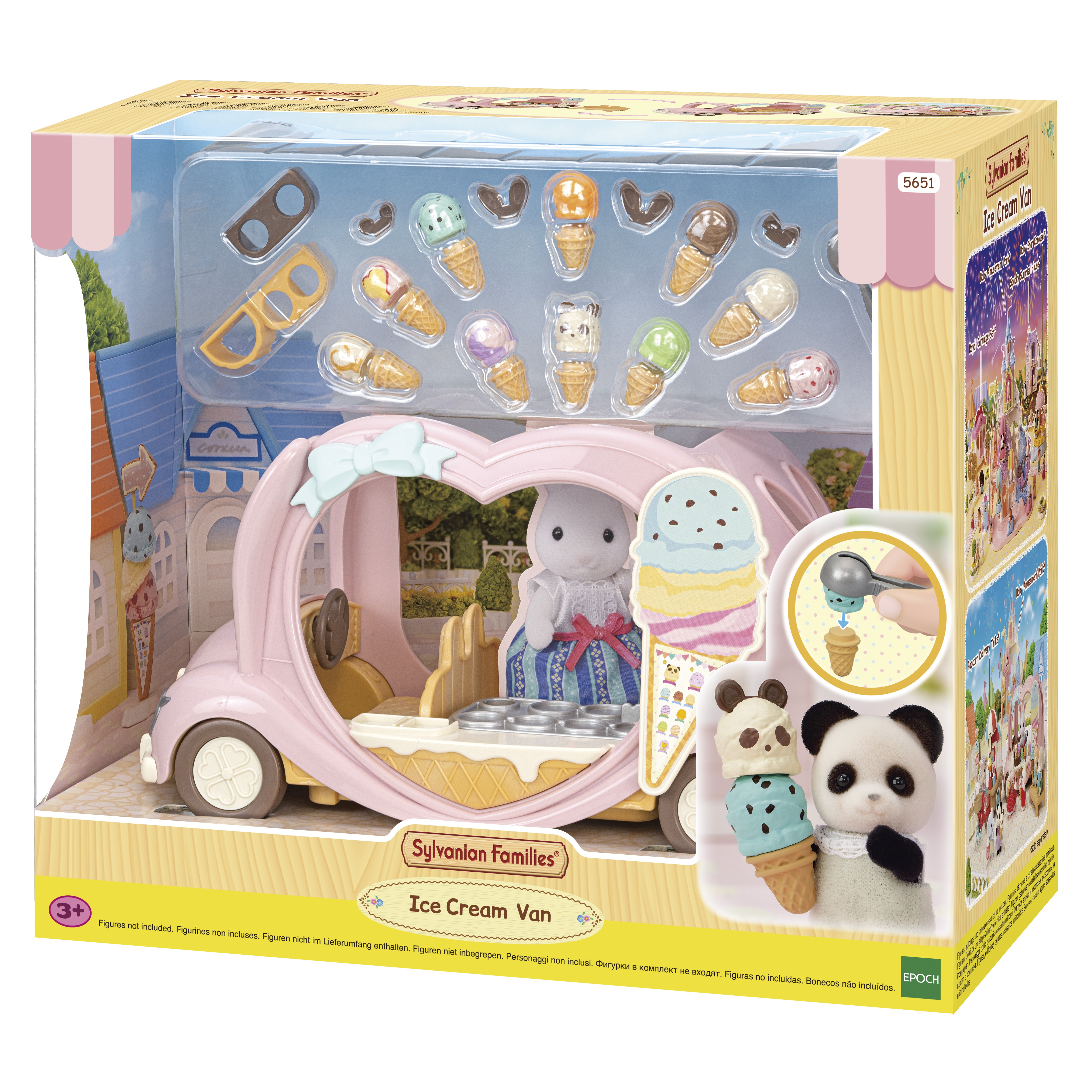 Игровой набор Sylvanian Families Фургончик с мороженым 5651 - фото 13