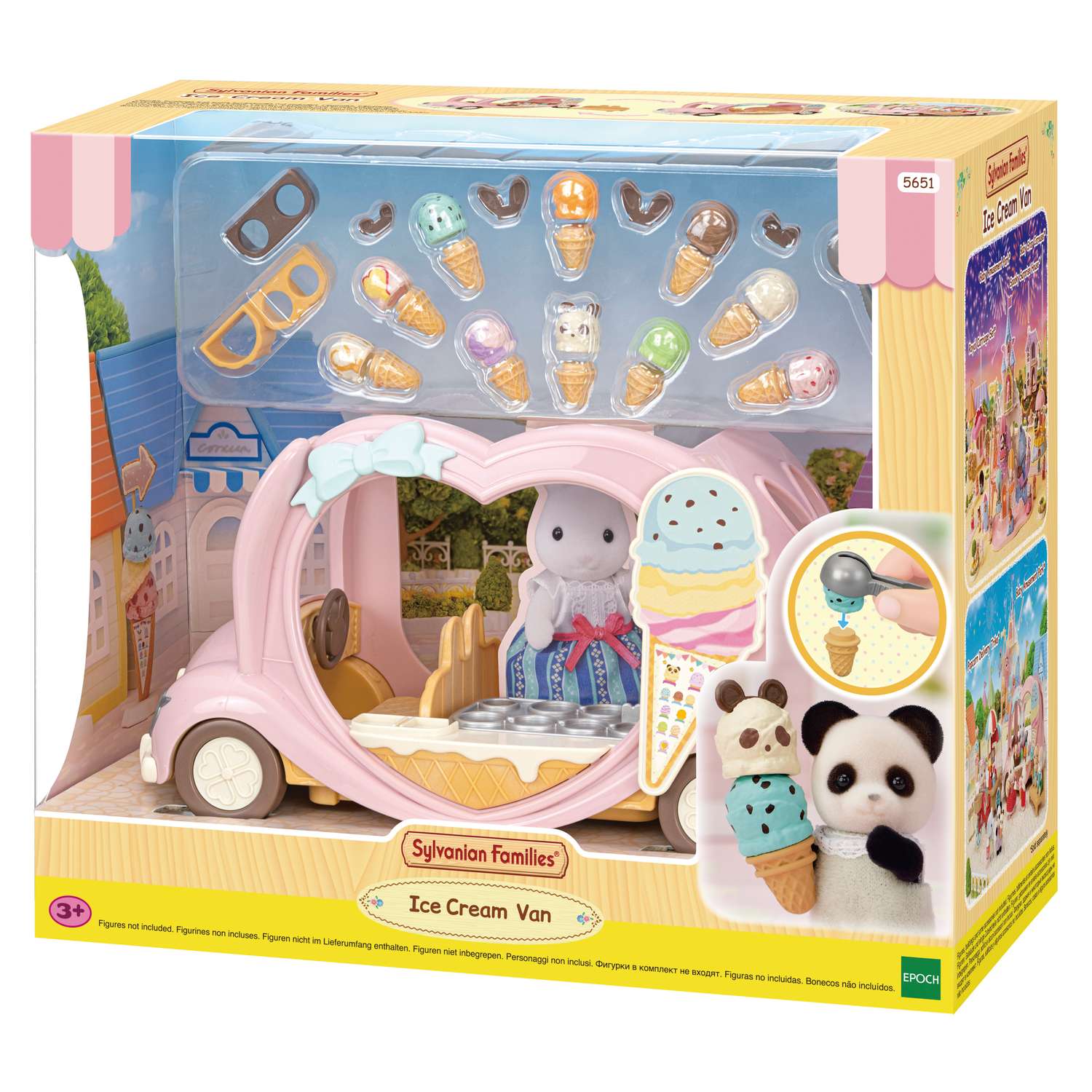 Игровой набор Sylvanian Families Фургончик с мороженым 5651 - фото 13