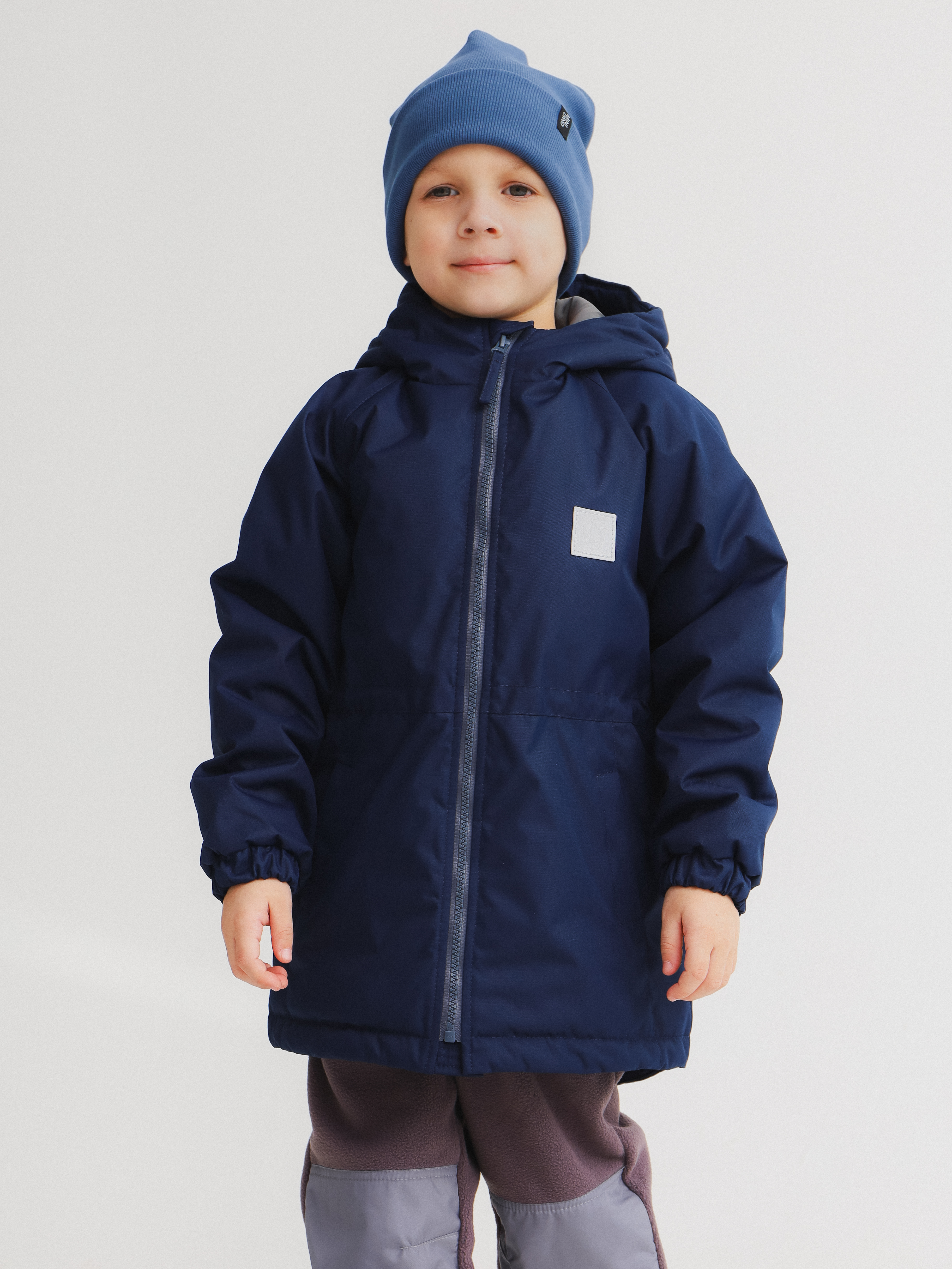 Куртка MINIDINO B-VO-Krt-107/0Куртка демисезонная Квест темно-синяя детская - фото 4