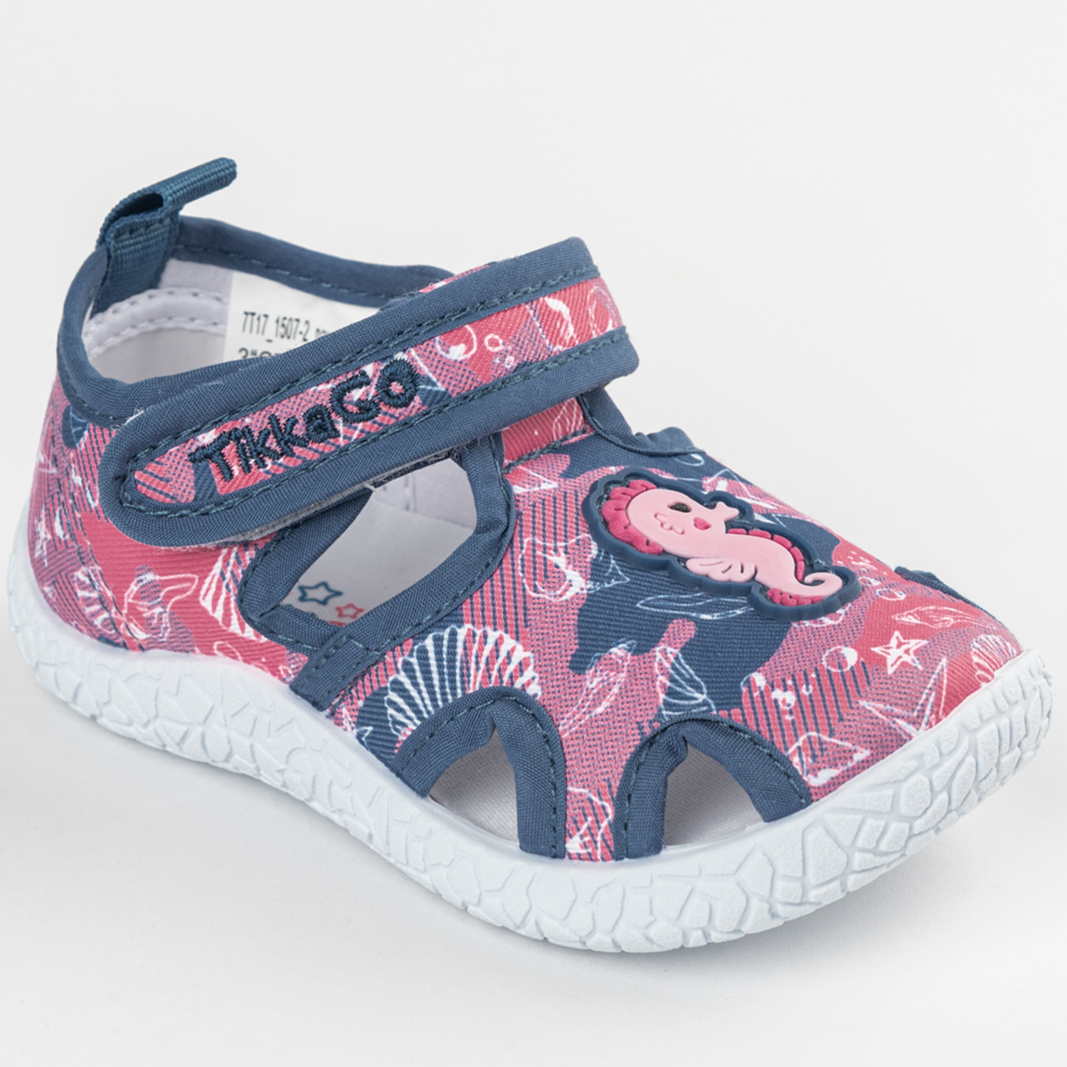 Сандалии TikkaGo 7T17_1507-2_navy-pink - фото 5