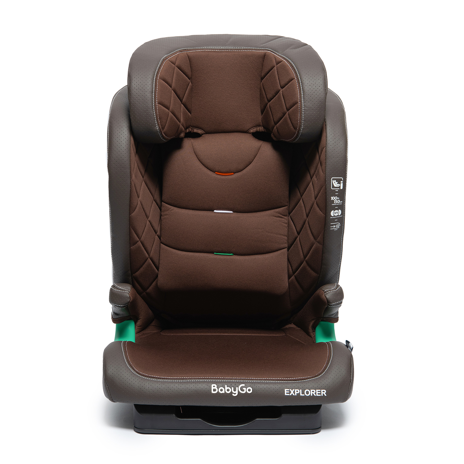 Автокресло BabyGo Explorer New Isofix 2/3 (15-36 кг) коричневый - фото 9