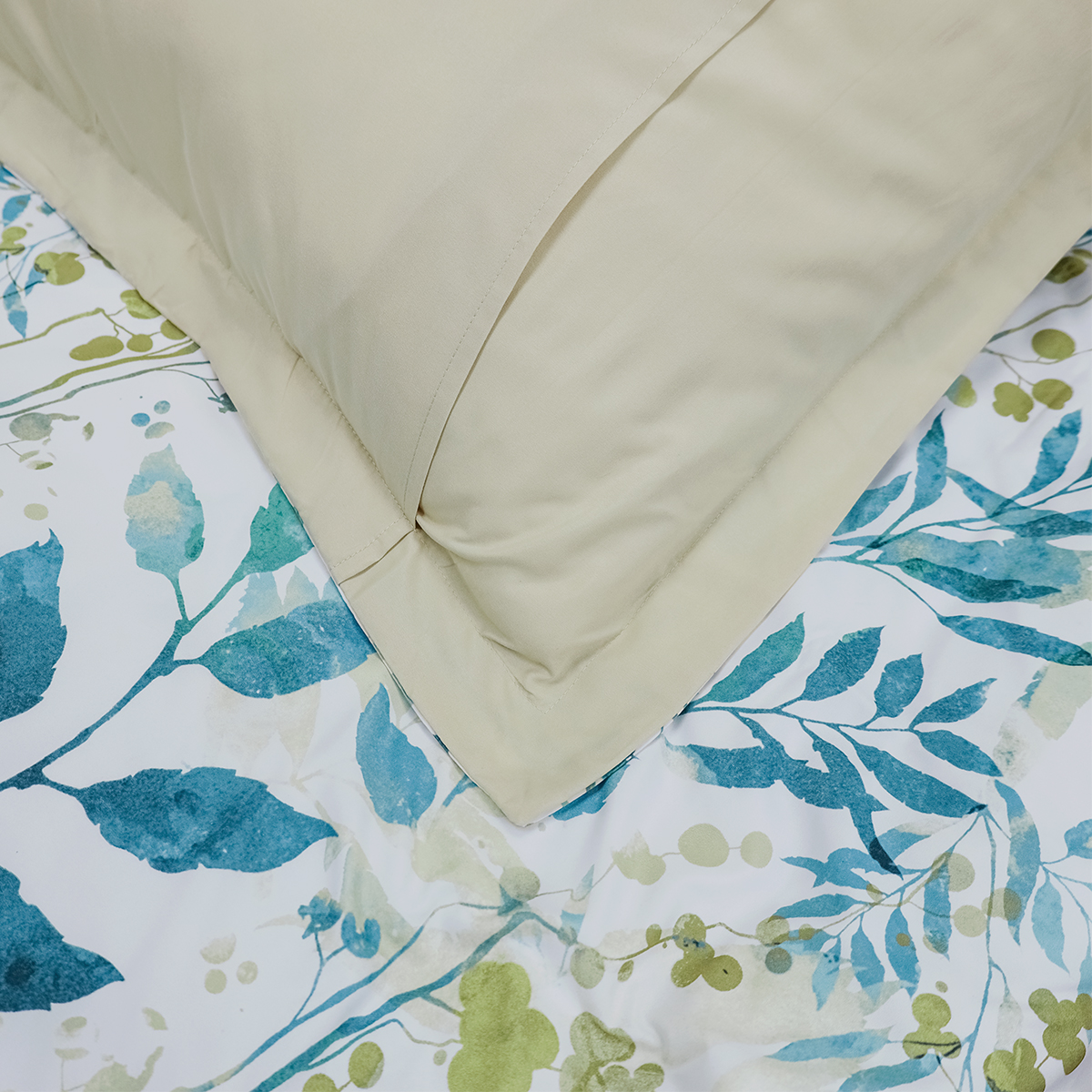Комплект постельного белья MCotton Фолио двуспальный 4 предм. - фото 11