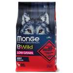 Корм для собак MONGE Dog BWild Low Grain всех пород низкозерновой из мяса оленя 2.5кг