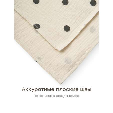 Пеленка муслиновая Happy Baby для новорожденных 120х100 см