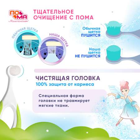 Зубная щетка классическая Пома