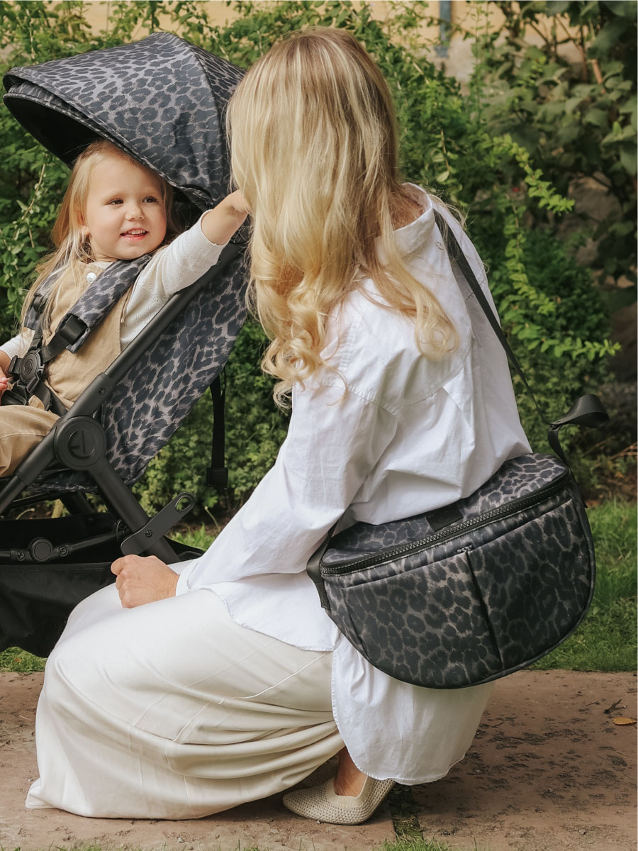 Сумка Elodie Half Moon Le Leopard - фото 6