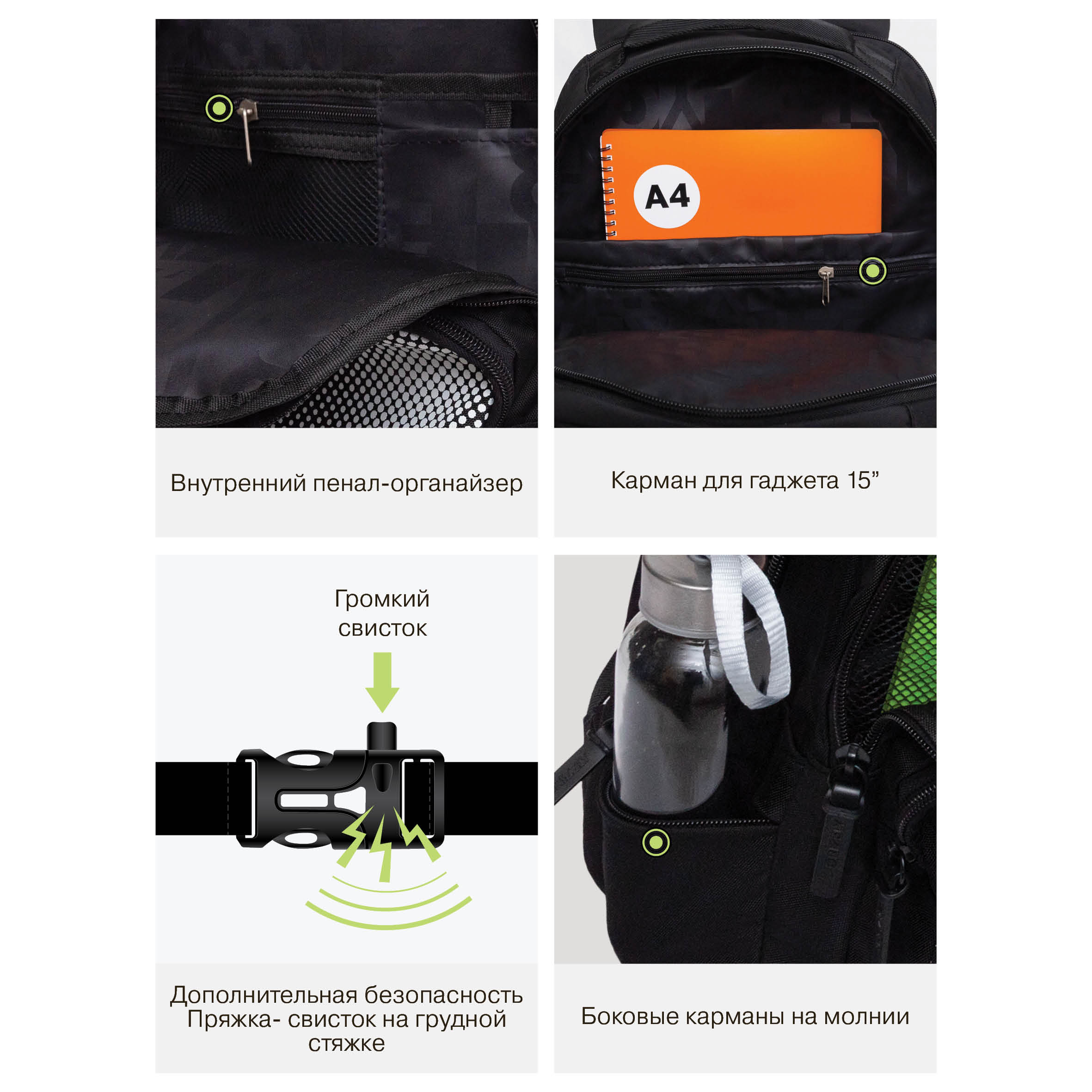 Рюкзак Grizzly для мальчика - фото 11