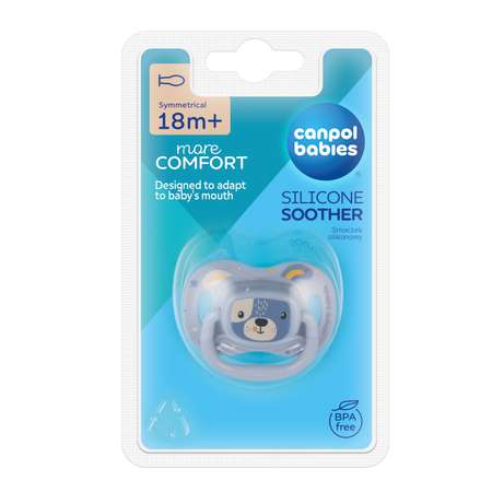 Пустышка Canpol Babies силикон от 18 мес. 1 шт.