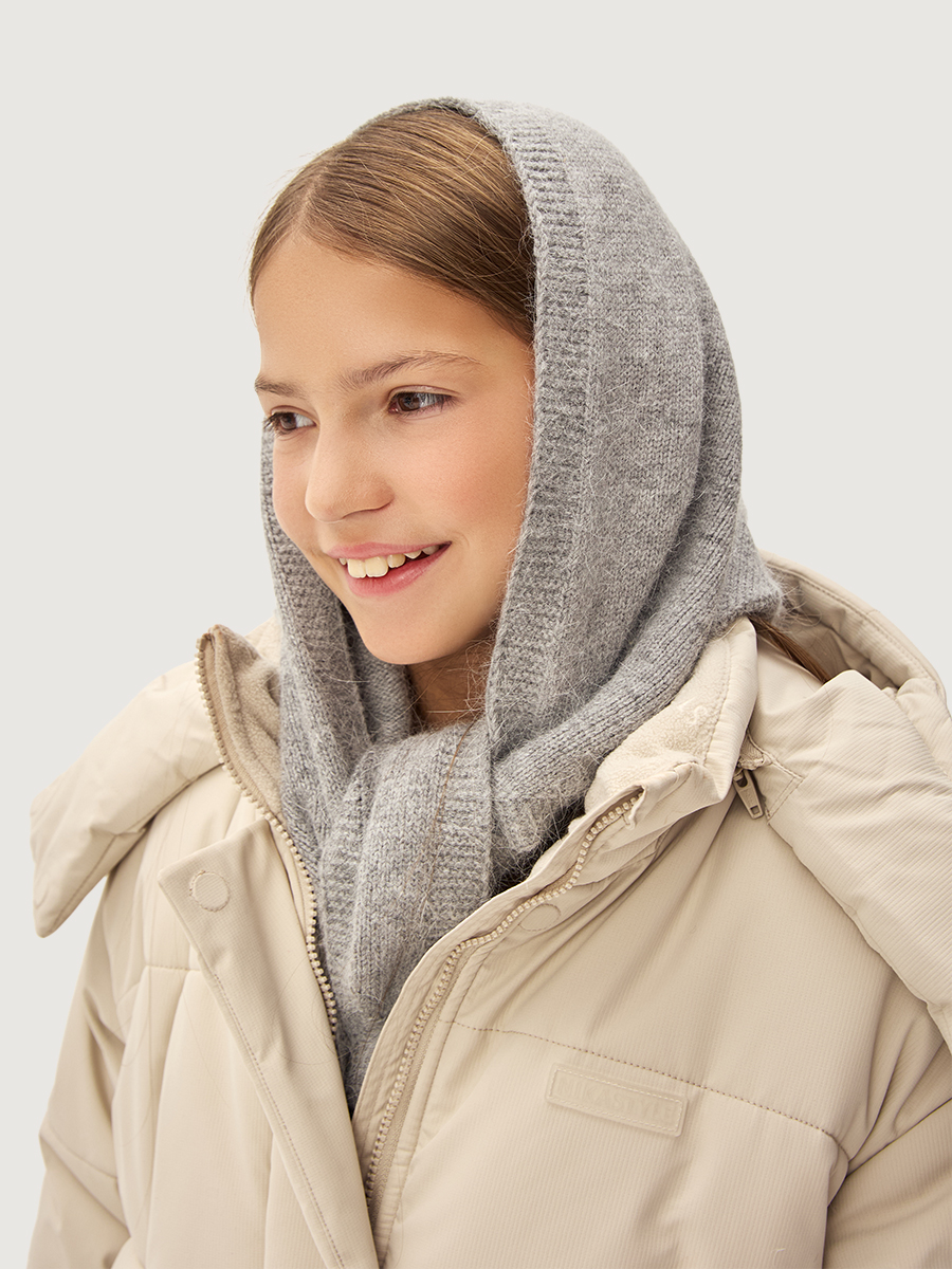 Шарф NIKASTYLE 17з16625 серый - фото 7