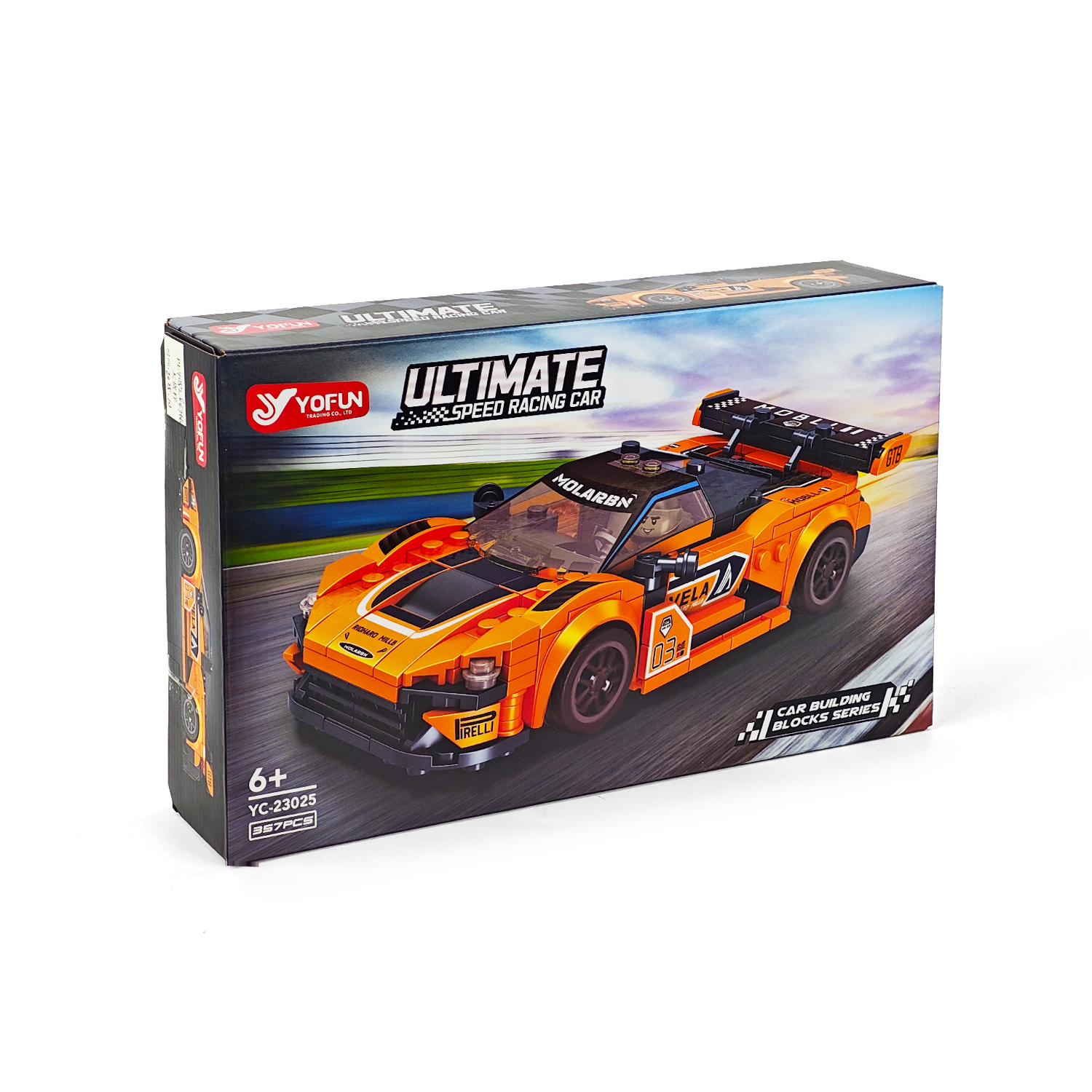 Конструктор Гоночная машина 357 дет. - фото 2