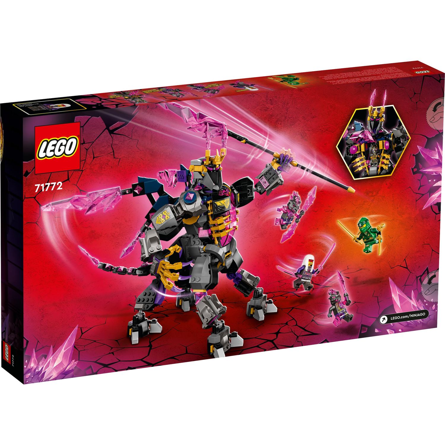 Конструктор LEGO NINJAGO The Crystal King 722 дет. - фото 5