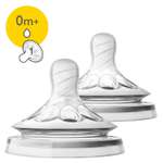 Соска Philips Avent Natural силикон (медленный поток) 2 шт.