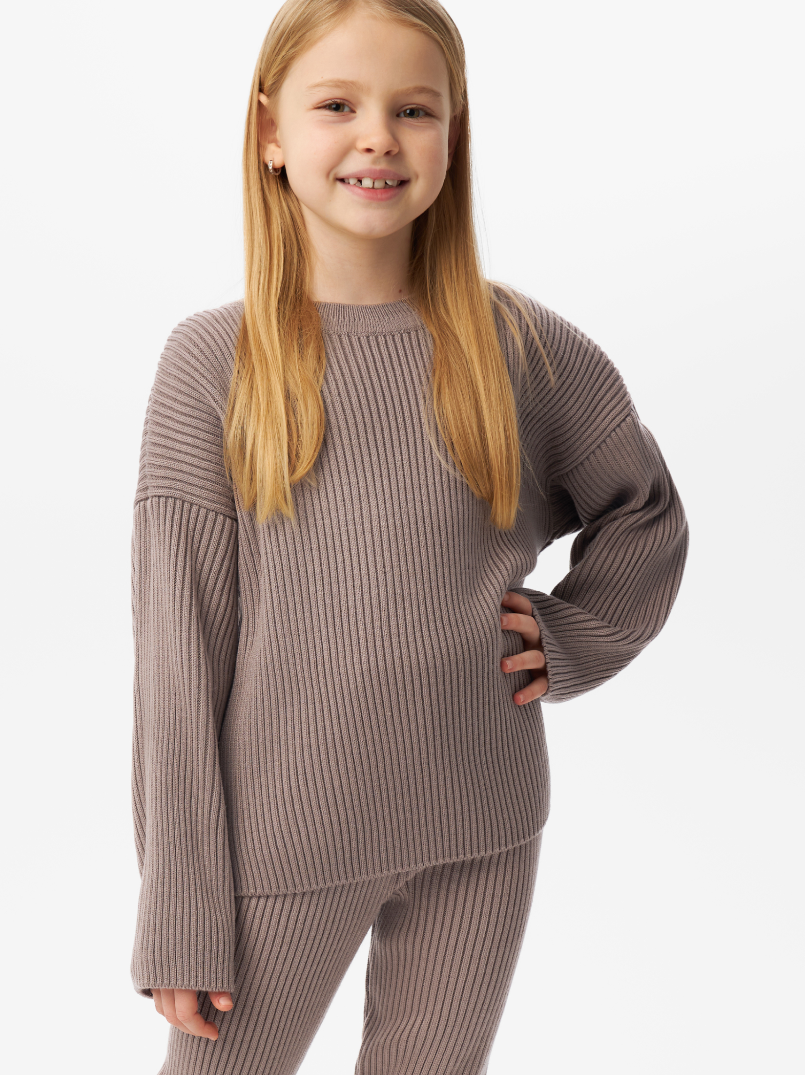 Изображение товара Джемпер Bossa Nova 128 детский свободный оверсайз из шерсти и акрила