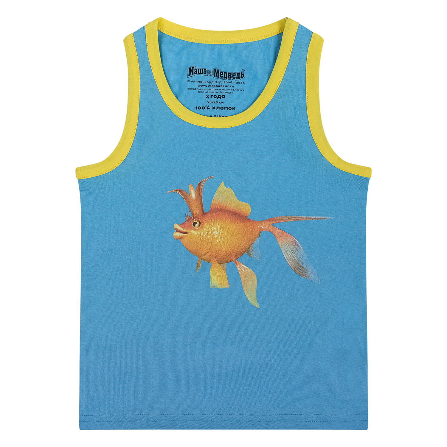Майка Маша и Медведь MTT1004/Голубой - фото 3