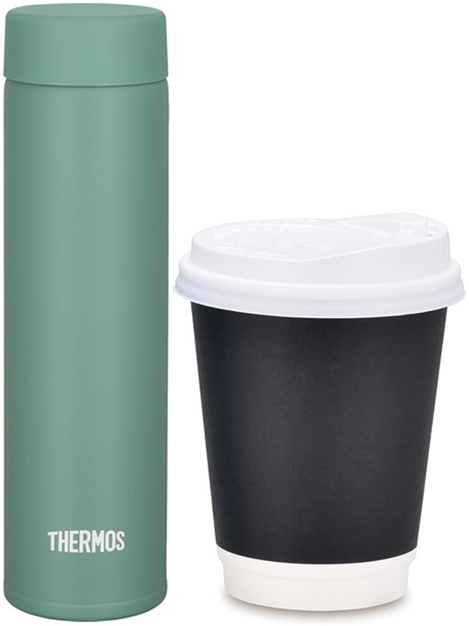 Мини термос для кофе чая 180 мл THERMOS JOJ-181 изумрудный – нержавеющая сталь герметичный тепло/холод 6/8 часов - фото 7