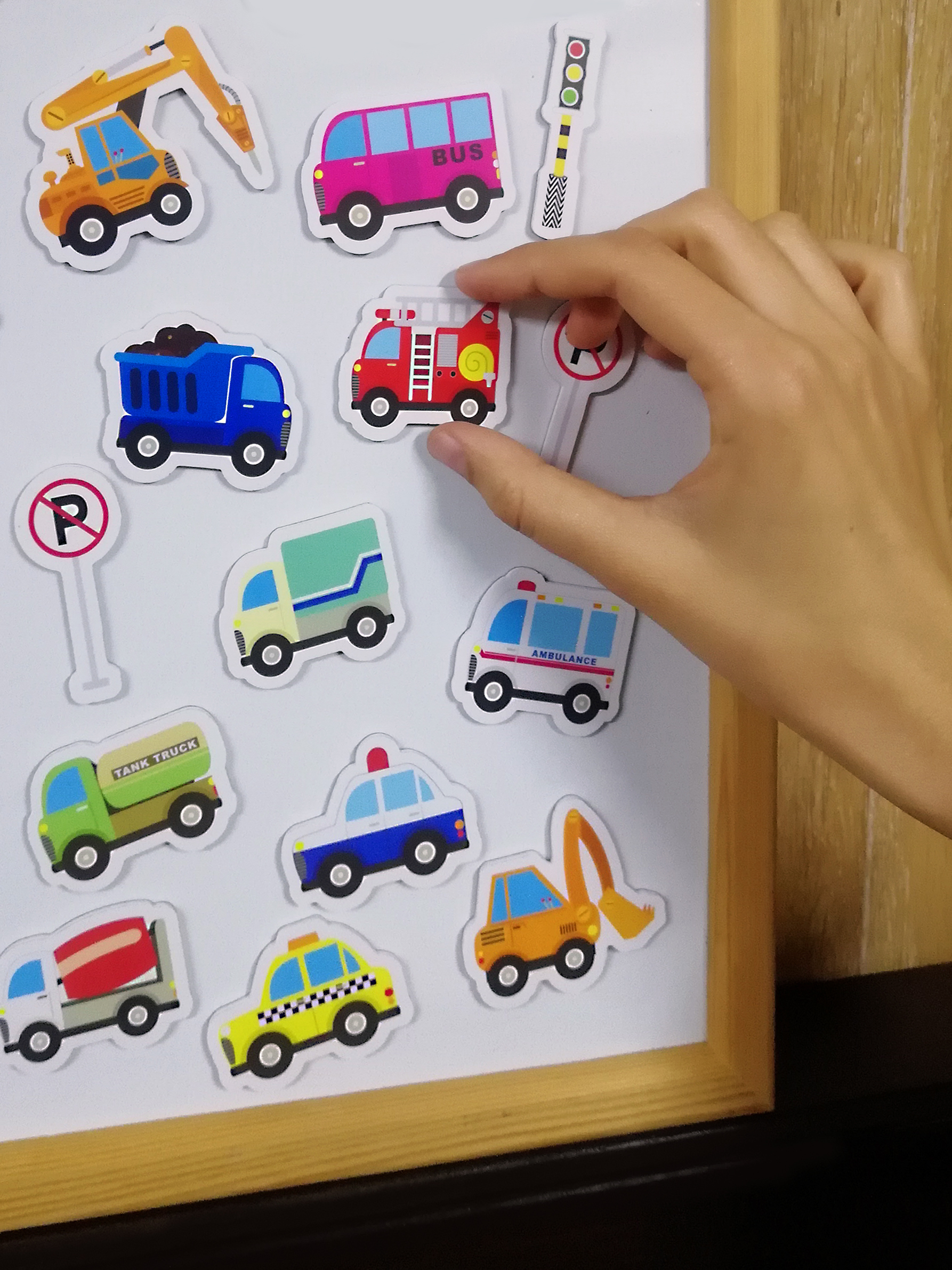 Игры на магнитах Дрофа-Медиа Большой набор машинок 4231 - фото 8