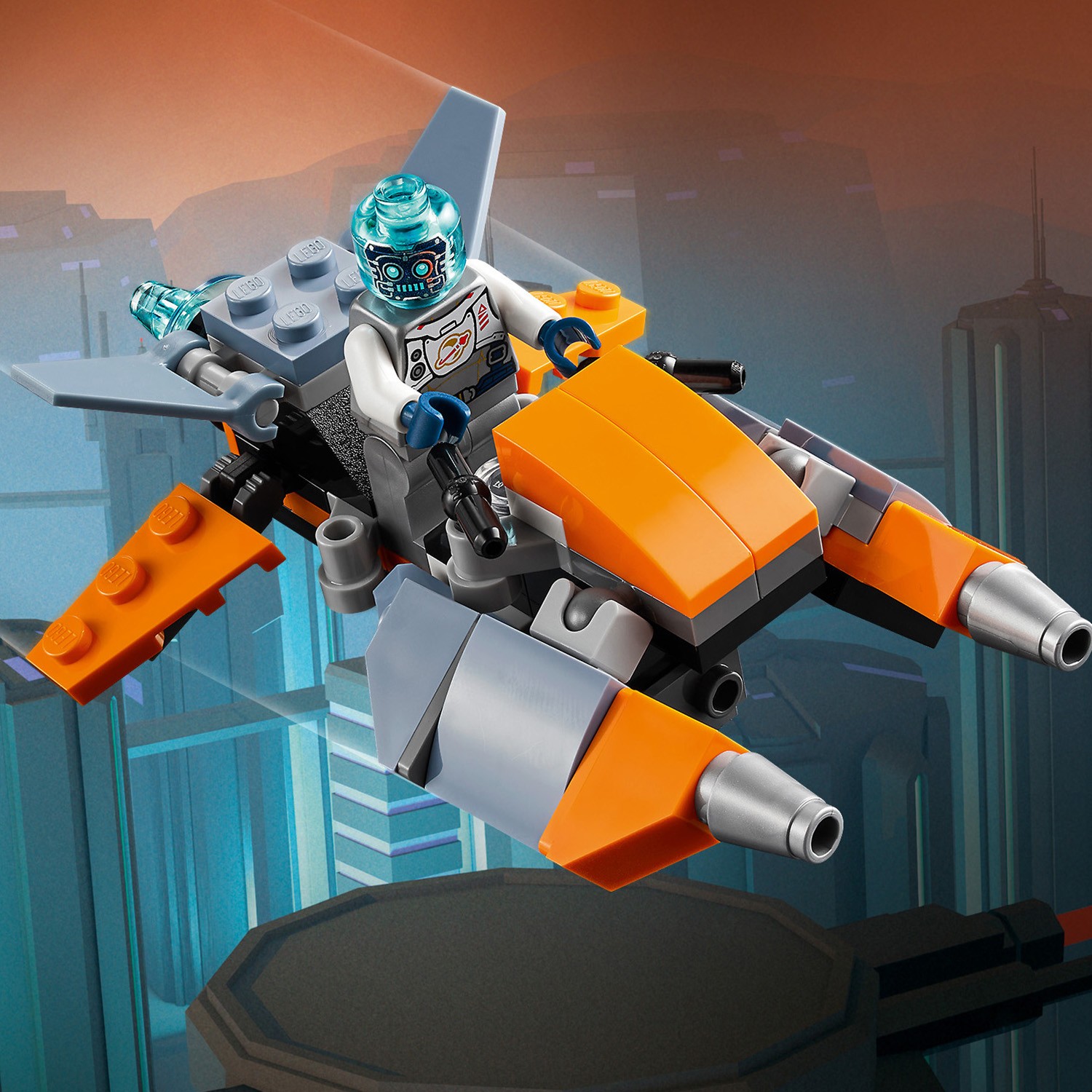 Конструктор LEGO Creator Кибердрон 113 дет. - фото 8