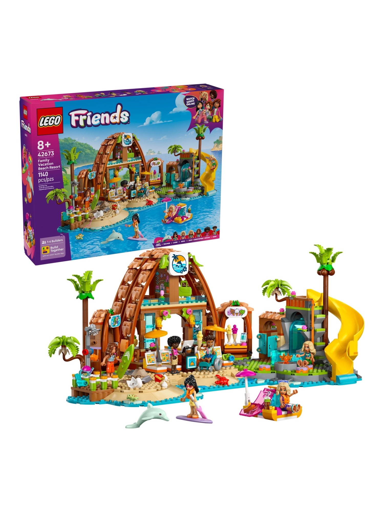 Конструктор LEGO Friends Пляжный курорт 1140 дет. - фото 2