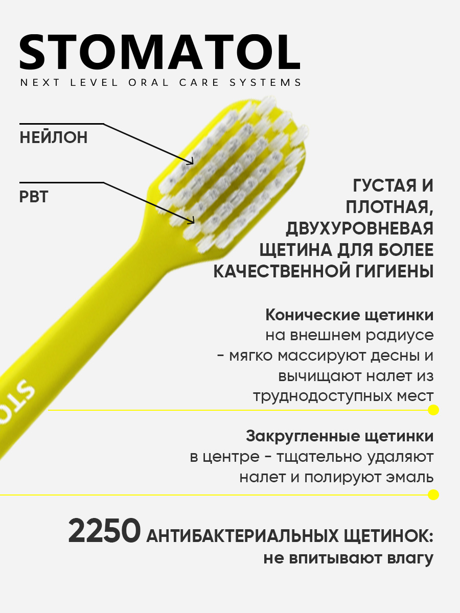 Зубная щетка классическая STOMATOL - фото 6