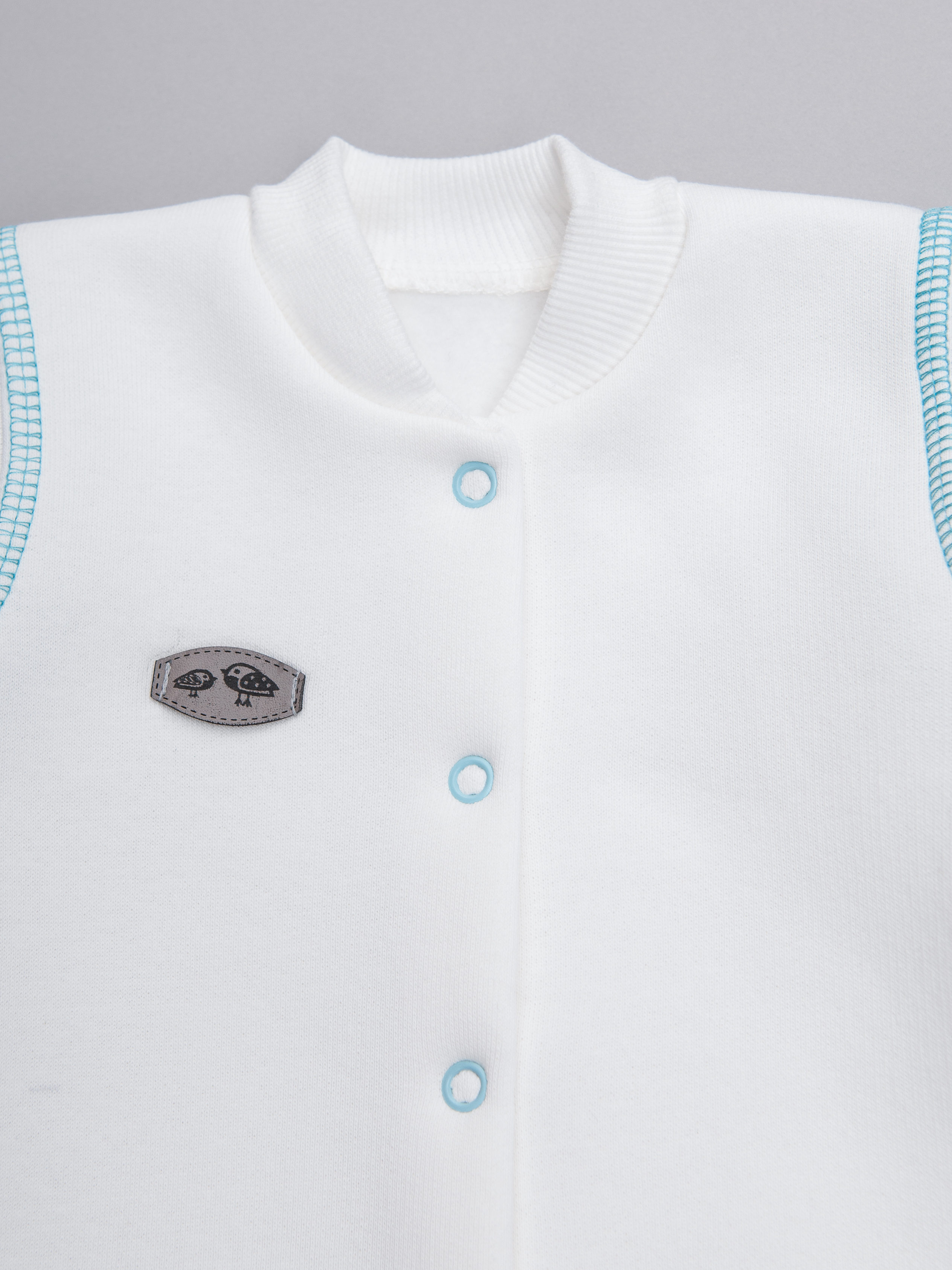 Комбинезон ТРИЯ 1164 футер 3-х нитка экрю отд ментол - фото 5