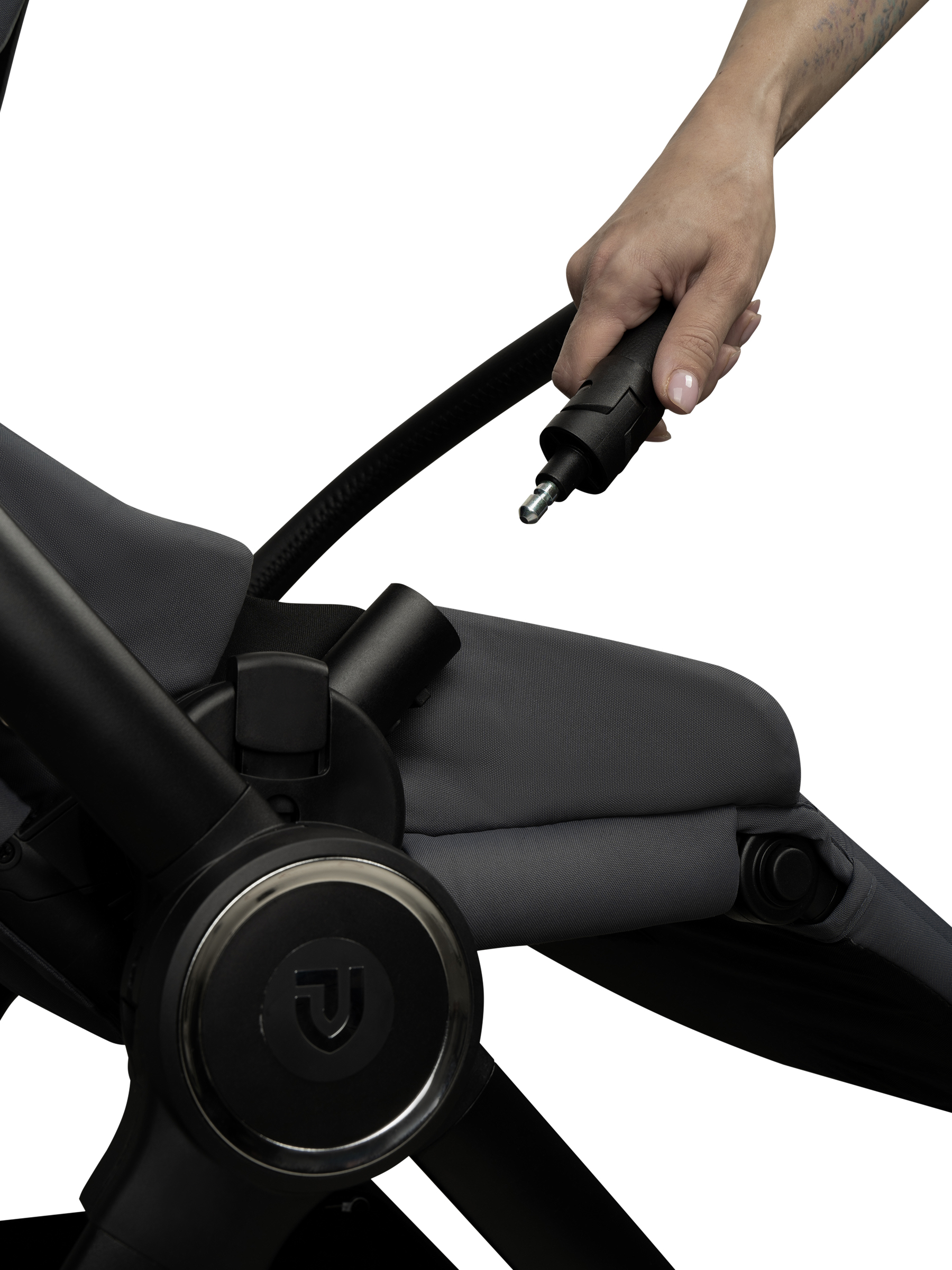 Коляска прогулочная JOVOLA LYRA серый - фото 28